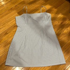 Pinstriped summer dress